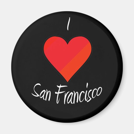 I Love San Francisco Magneet (Voorkant)