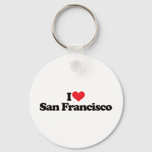 I Love San Francisco Sleutelhanger