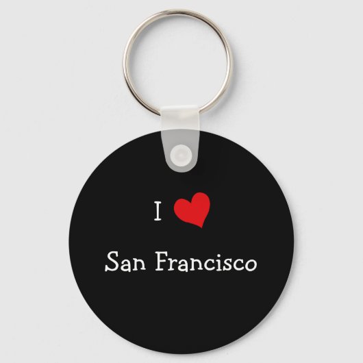 I Love San Francisco Sleutelhanger (Voorkant)
