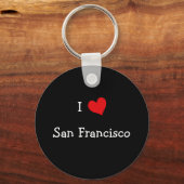 I Love San Francisco Sleutelhanger (Voorkant)