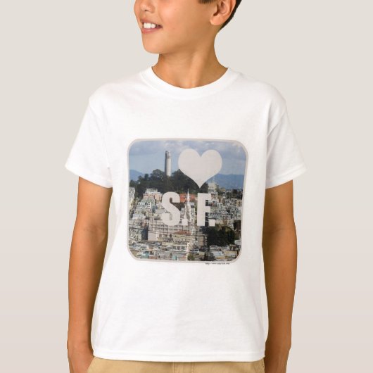 I Love San Francisco T-shirt (Voorkant)