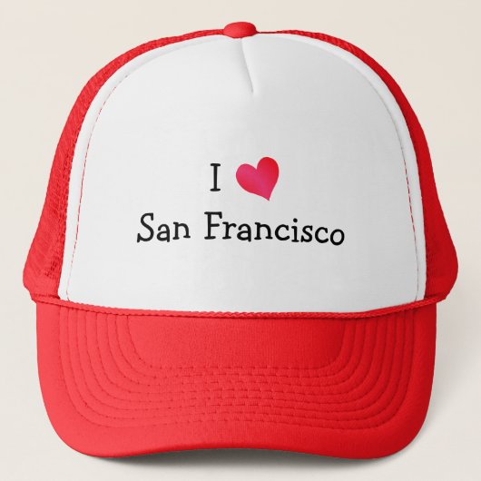 I Love San Francisco Trucker Pet (Voorkant)