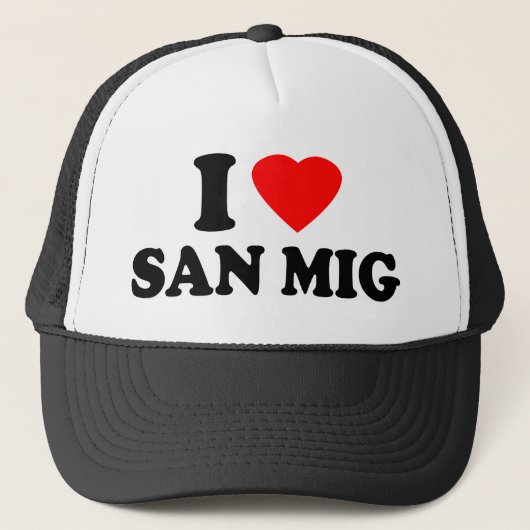 I Love San Mig Trucker Pet (Voorkant)