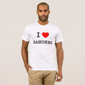 I Love Sanchez T-shirt (Voorkant volledig)