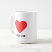 I love sandwich koffiemok (Voorkant links)