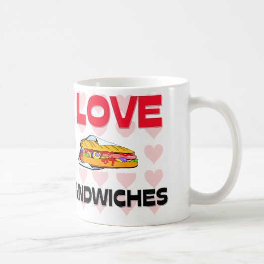 I Love Sandwiches Koffiemok (Rechts)