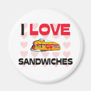 I Love Sandwiches Magneet