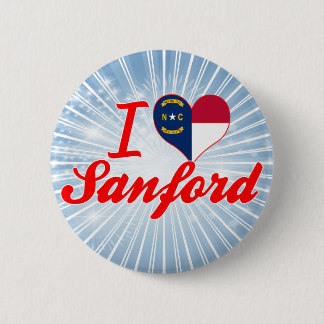 I Love Sanford, North Carolina Ronde Button 5,7 Cm