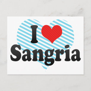 I Love Sangria Briefkaart