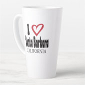 I Love Santa Barbara California Souvenir Latte Mug Latte Mok (Linkerhoek)