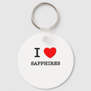 I Love Sapphires Sleutelhanger