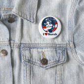 I Love Sarah Palin button (In situ)