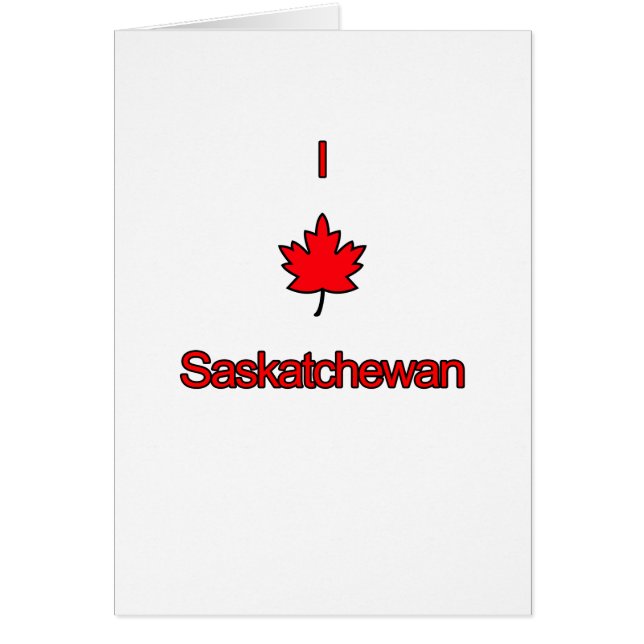 I Love Saskatchewan (Voorkant)