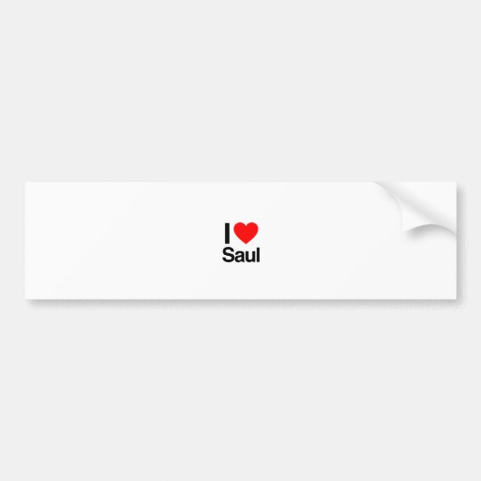 i love saul bumpersticker (Voorkant)