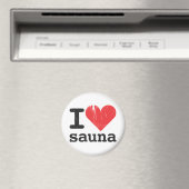 I Love Sauna Magneet (Insitu (Vaatwasser))