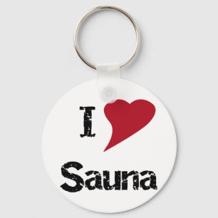 I Love Sauna Sleutelhanger