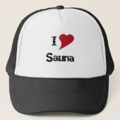 I Love Sauna Trucker Pet (Voorkant)