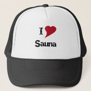 I Love Sauna Trucker Pet