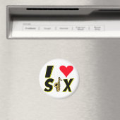 I Love Sax Magneet (Insitu (Vaatwasser))