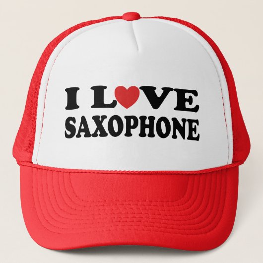 I Love Saxophone Pet (Voorkant)