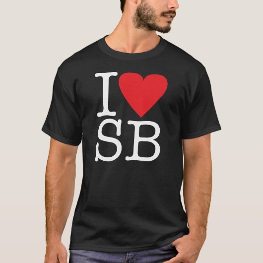 I Love SB T-shirt (Voorkant)