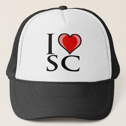 I Love SC - South Carolina Trucker Pet (Voorkant)