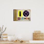 I Love Scapbooking Lijst Poster (Keuken)