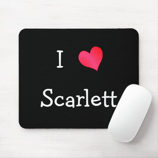 I Love Scarlett Muismat (Met muis)