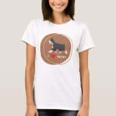 I Love Schnauzer mama T-shirt (Voorkant)