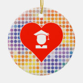 I Love School Keramisch Ornament (Voorkant)