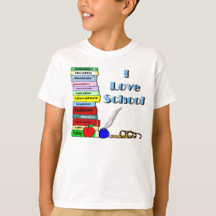 I Love School T-shirt
