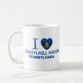 I Love Schuylkill Haven, PA Koffiemok (Links)