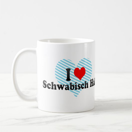 I Love Schwabisch Hall, Germany Koffiemok (Links)