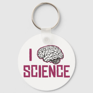 I Love Science (brain) Sleutelhanger