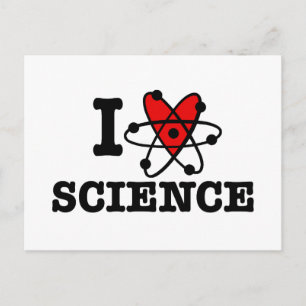 I Love Science Briefkaart