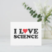 I Love Science Briefkaart (Staand voorkant)