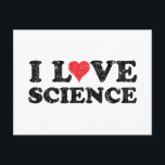 I Love Science Briefkaart<br><div class="desc"></div>