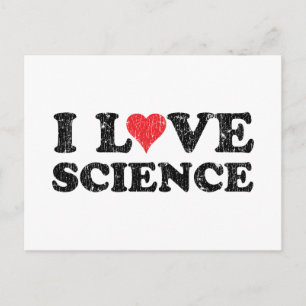 I Love Science Briefkaart