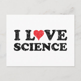 I Love Science Briefkaart