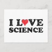 I Love Science Briefkaart (Voorkant)