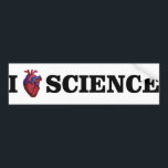 I Love Science bumper sticker<br><div class="desc">Vertel de hele wereld waar je van houdt,  wetenschap!</div>