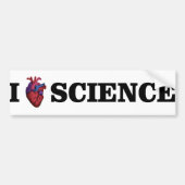 I Love Science bumper sticker (Voorkant)