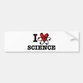 I Love Science Bumpersticker (Voorkant)