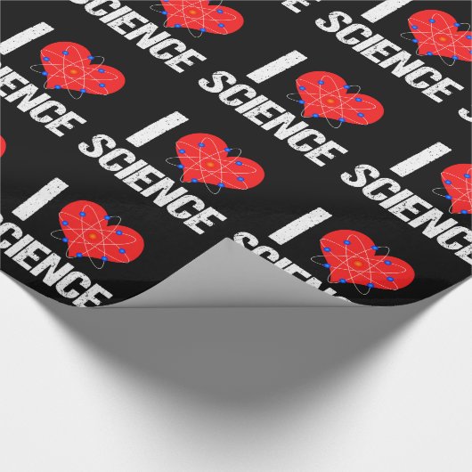 I Love Science Cadeaupapier (Hoek)