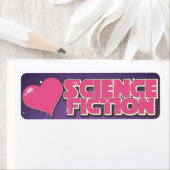 I Love Science fiction Etiket (Insitu)