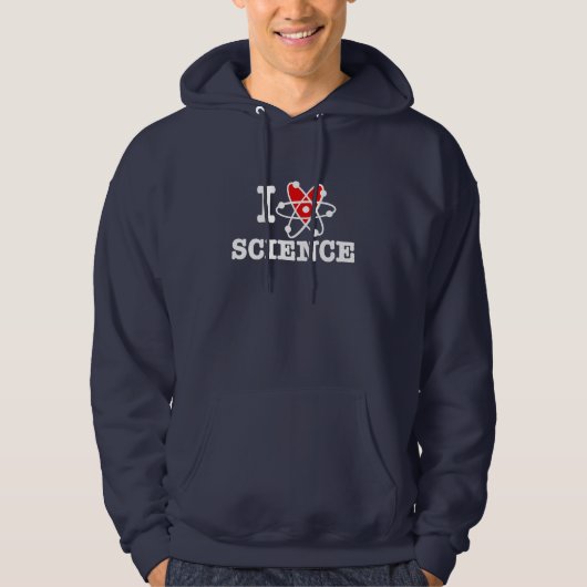 I Love Science Hoodie (Voorkant)