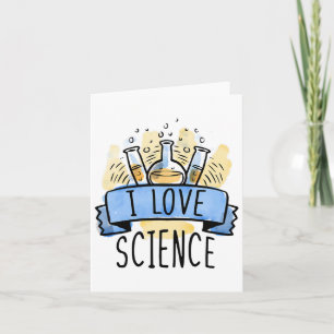 I Love Science Kaart