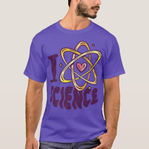 I Love Science L Teacher Student Women Scientist G T-shirt