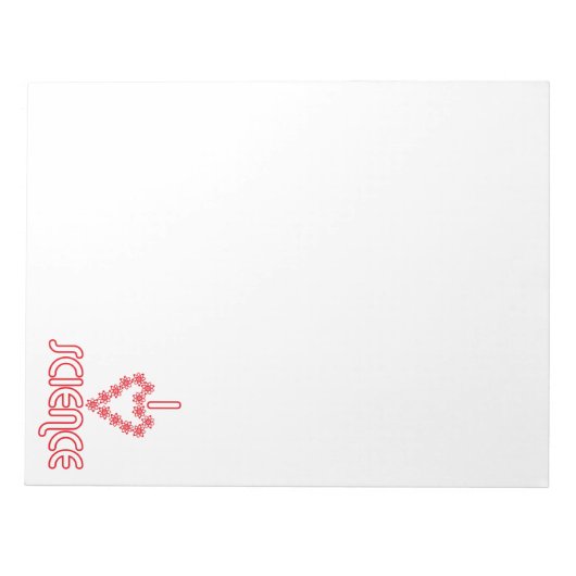 I Love Science Notitieblok (Voorkant)