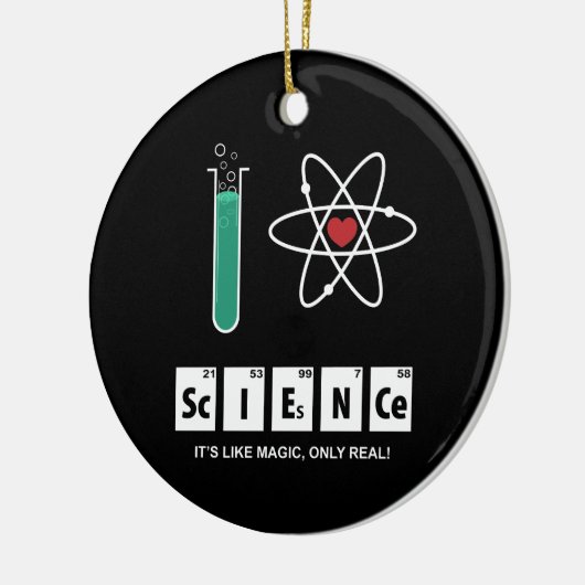 I Love Science - Ornament (Links)